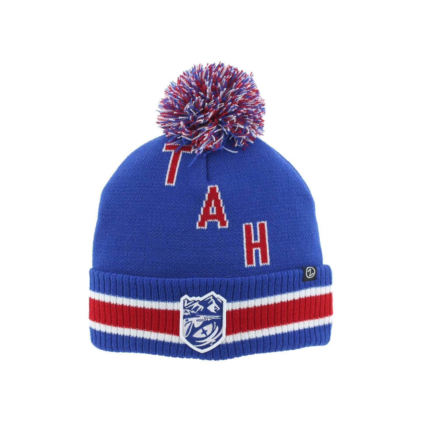 Knight Monsters Zephyr Olympic Royal Stripe Pom Beanie