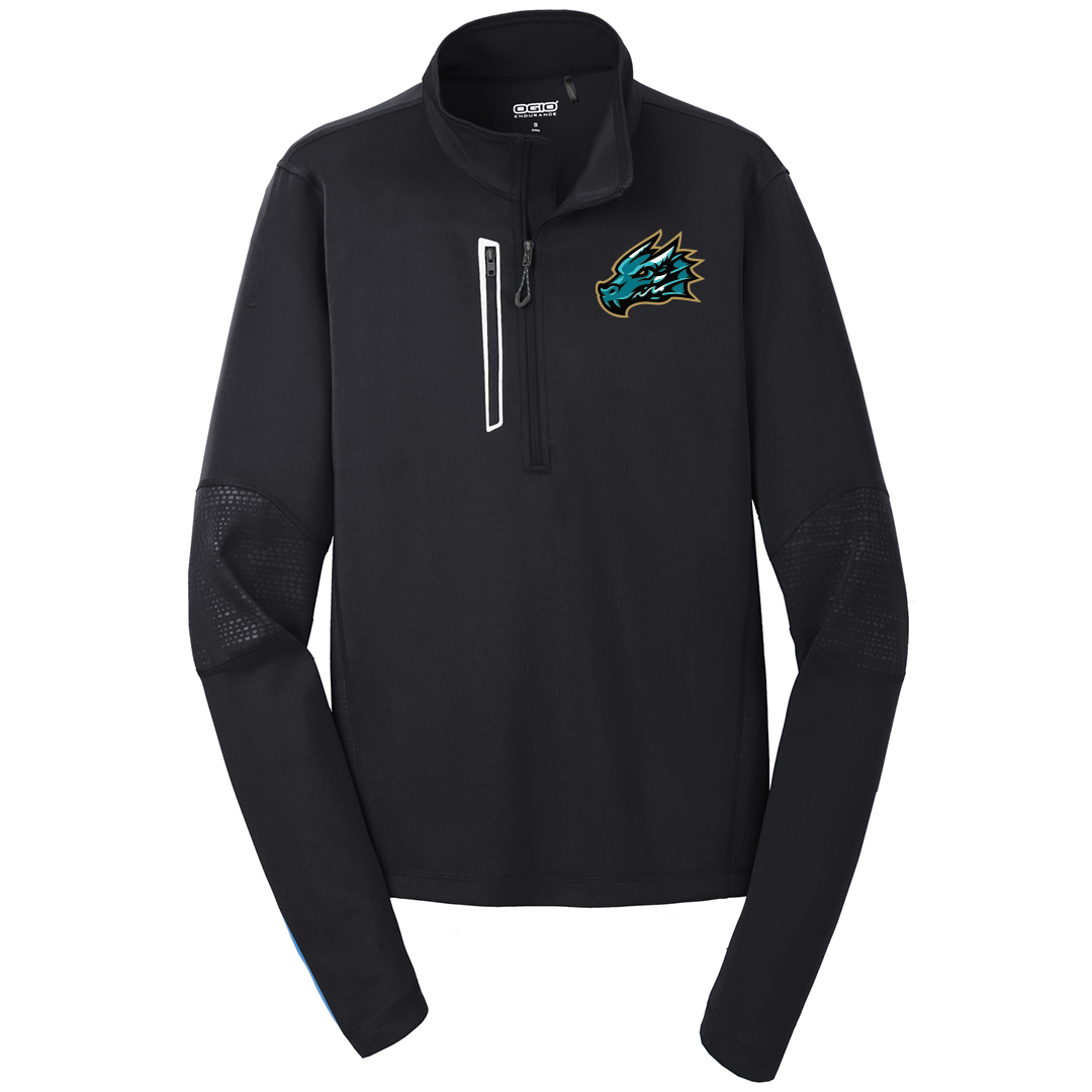 Tahoe Knight Monsters Blacktop Embroidered 1/4 Zip