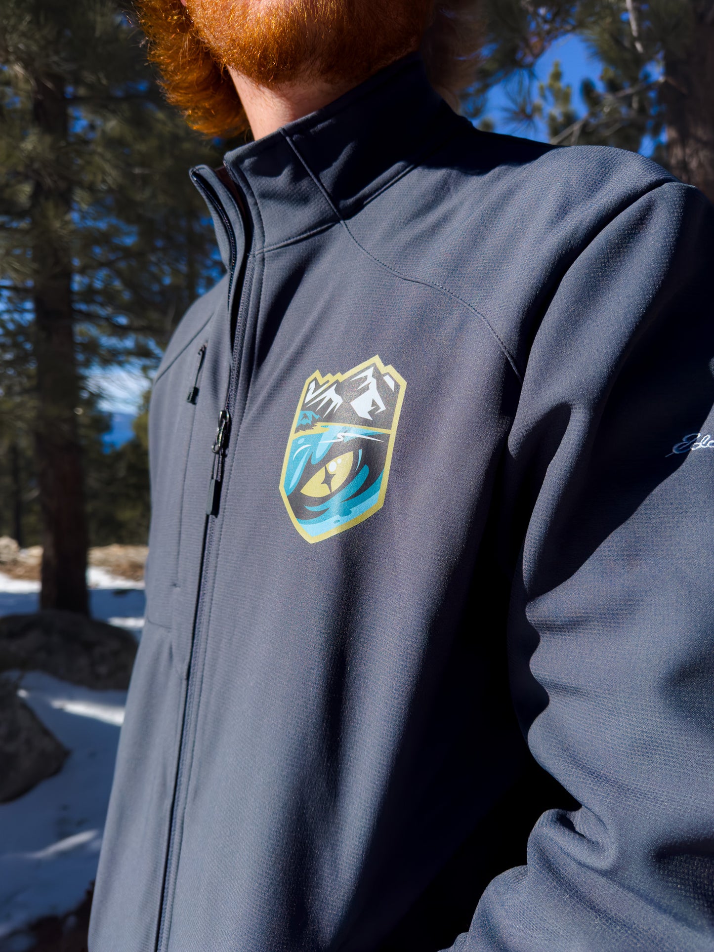 Tahoe Knight Monsters Embroidered Eddie Bauer Softshell Jacket