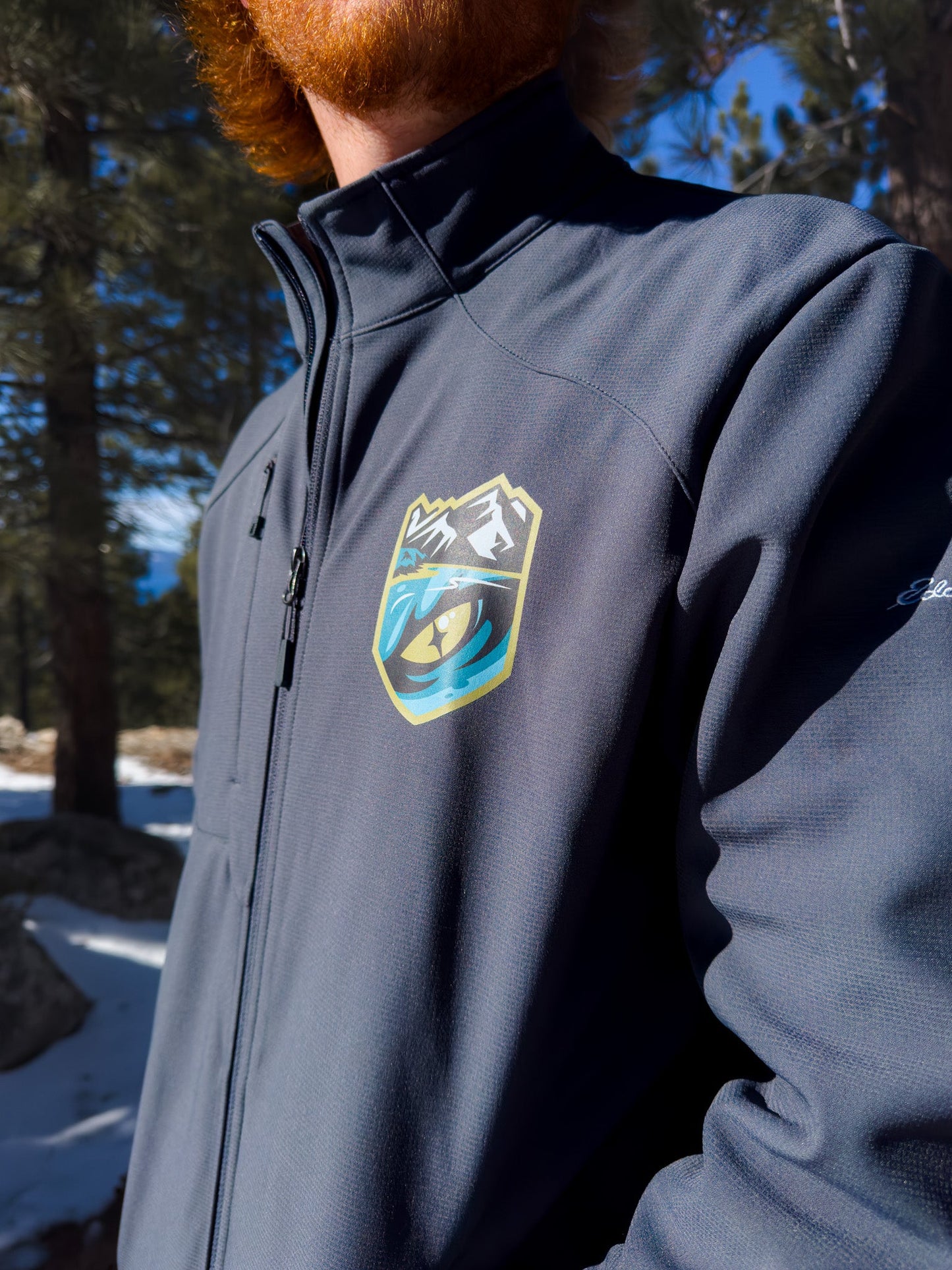 Tahoe Knight Monsters Embroidered Eddie Bauer Softshell Jacket