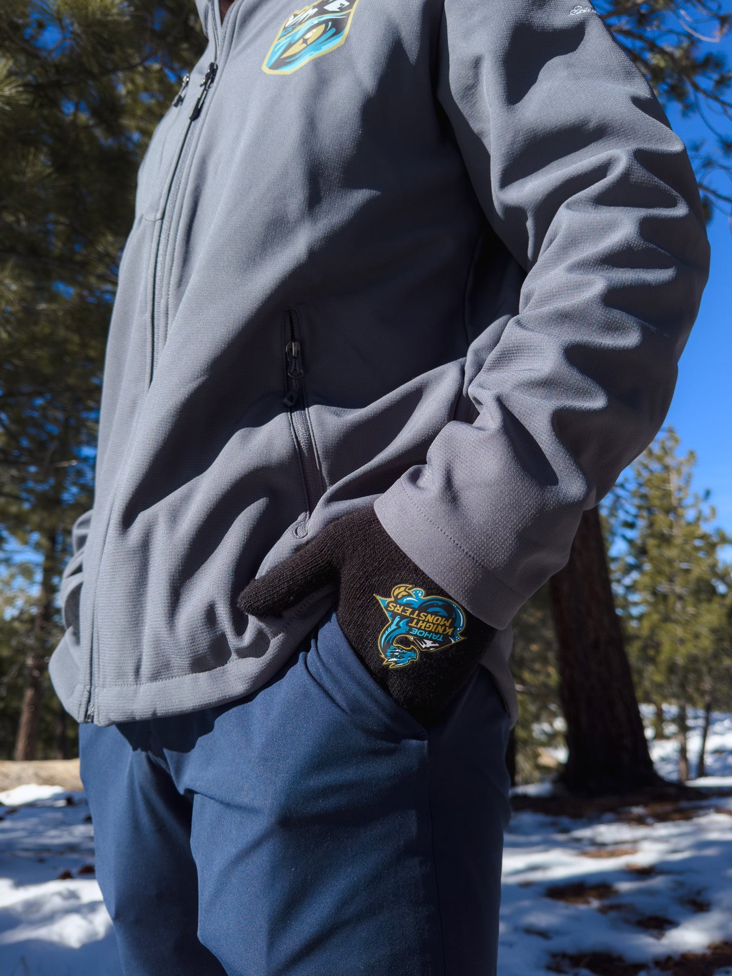 Tahoe Knight Monsters Primary Logo Touchscreen Gloves