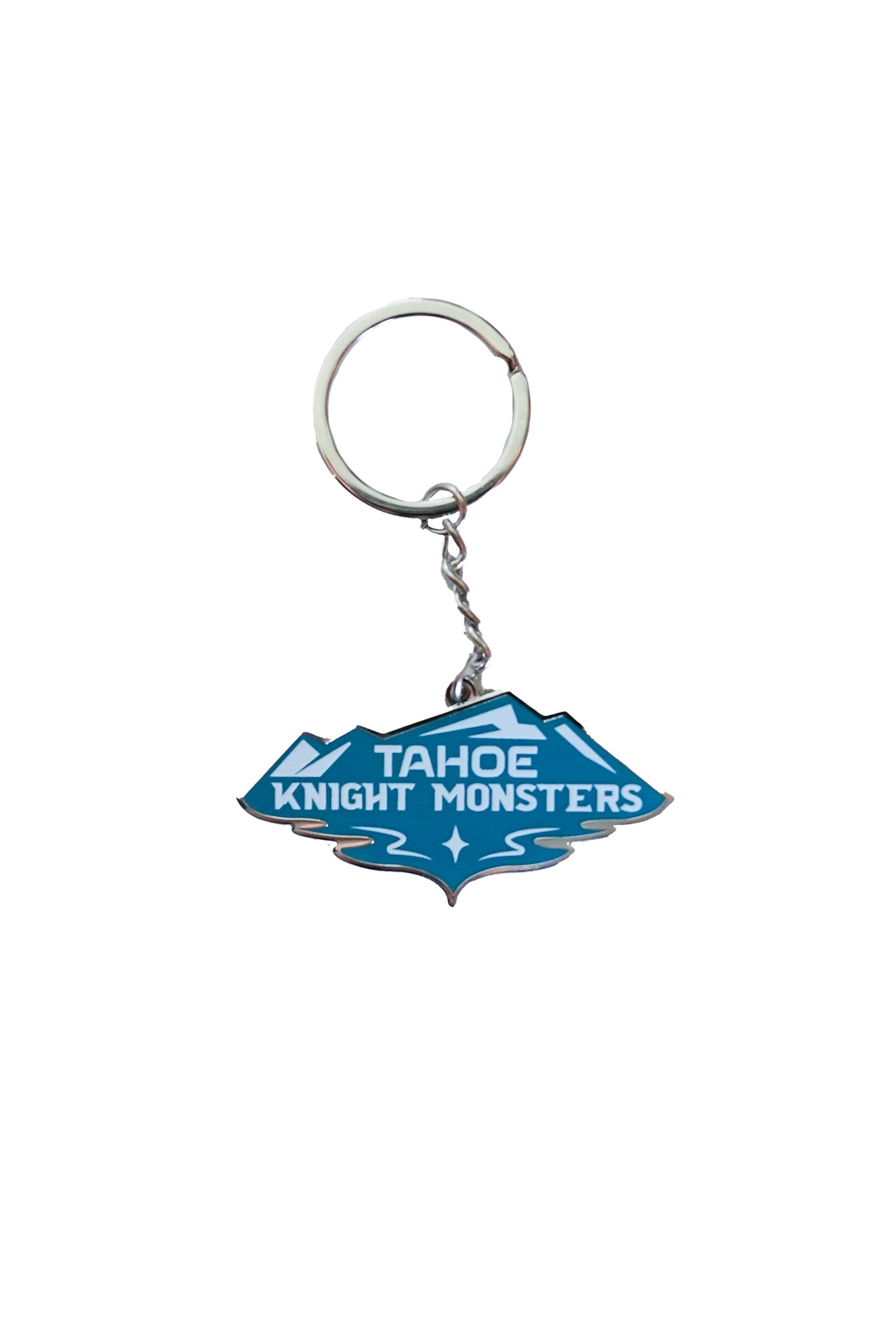 Tahoe Knight Monsters Lock Up Metal Logo Keychain