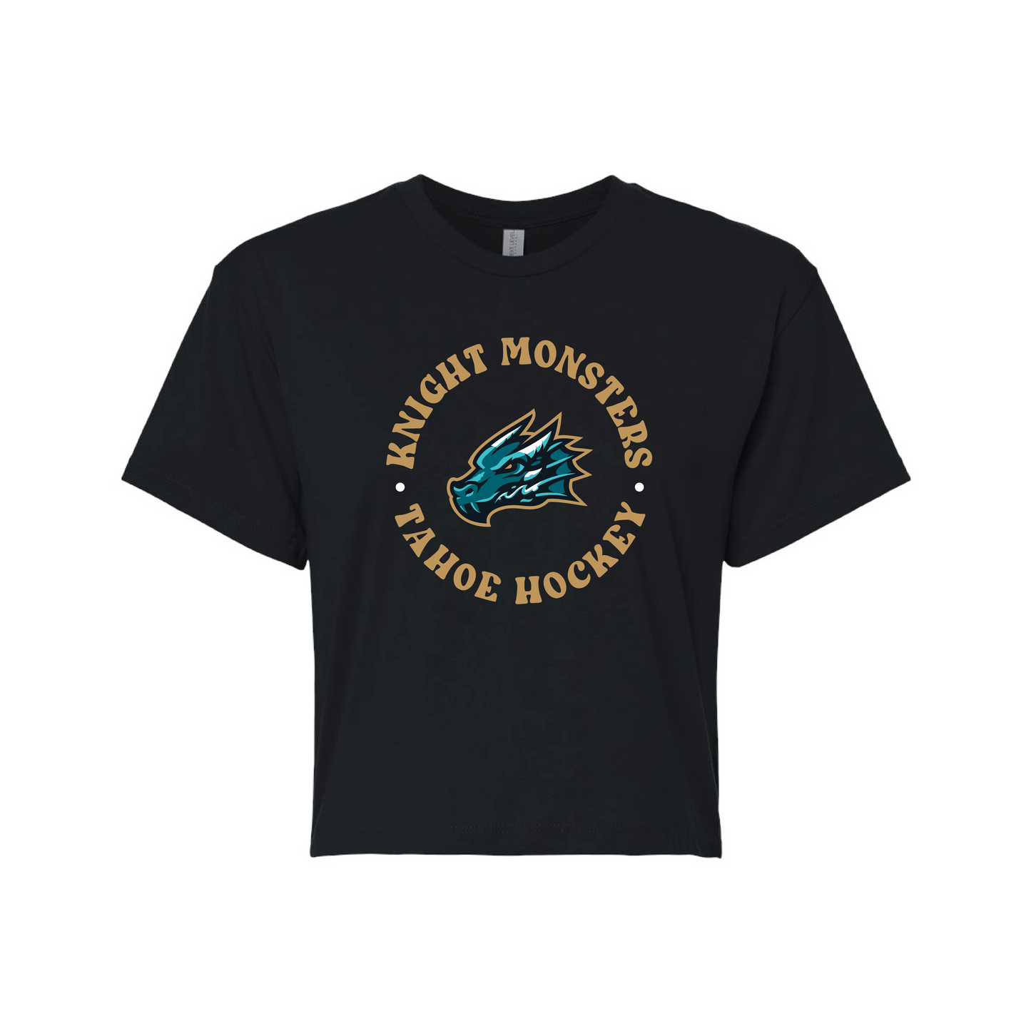 Tahoe Knight Monsters Women's Micro Rib Crop Top
