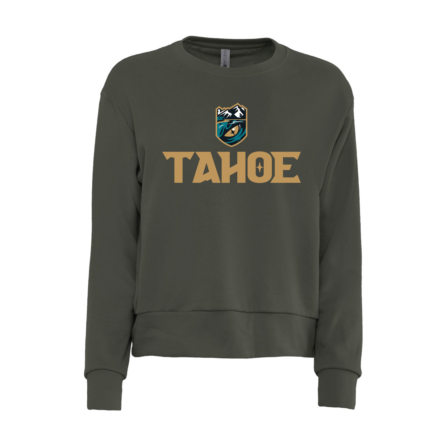 Tahoe Knight Monsters Heavy Metal Women's Laguna Sueded Crewneck Sweatshirt