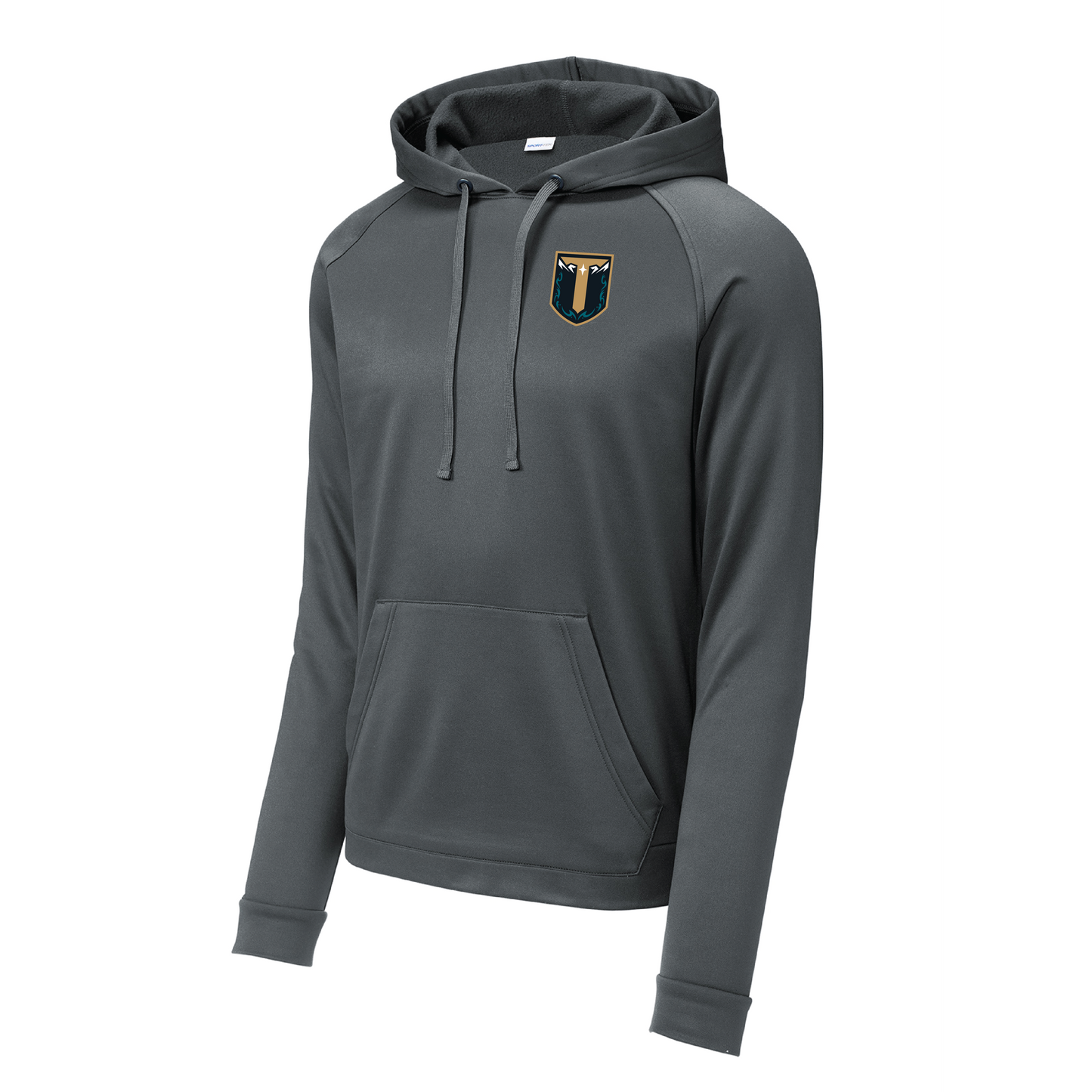 Tahoe Knight Monsters Gray Tertiary Logo Performance Fleece Pullover Hoodie