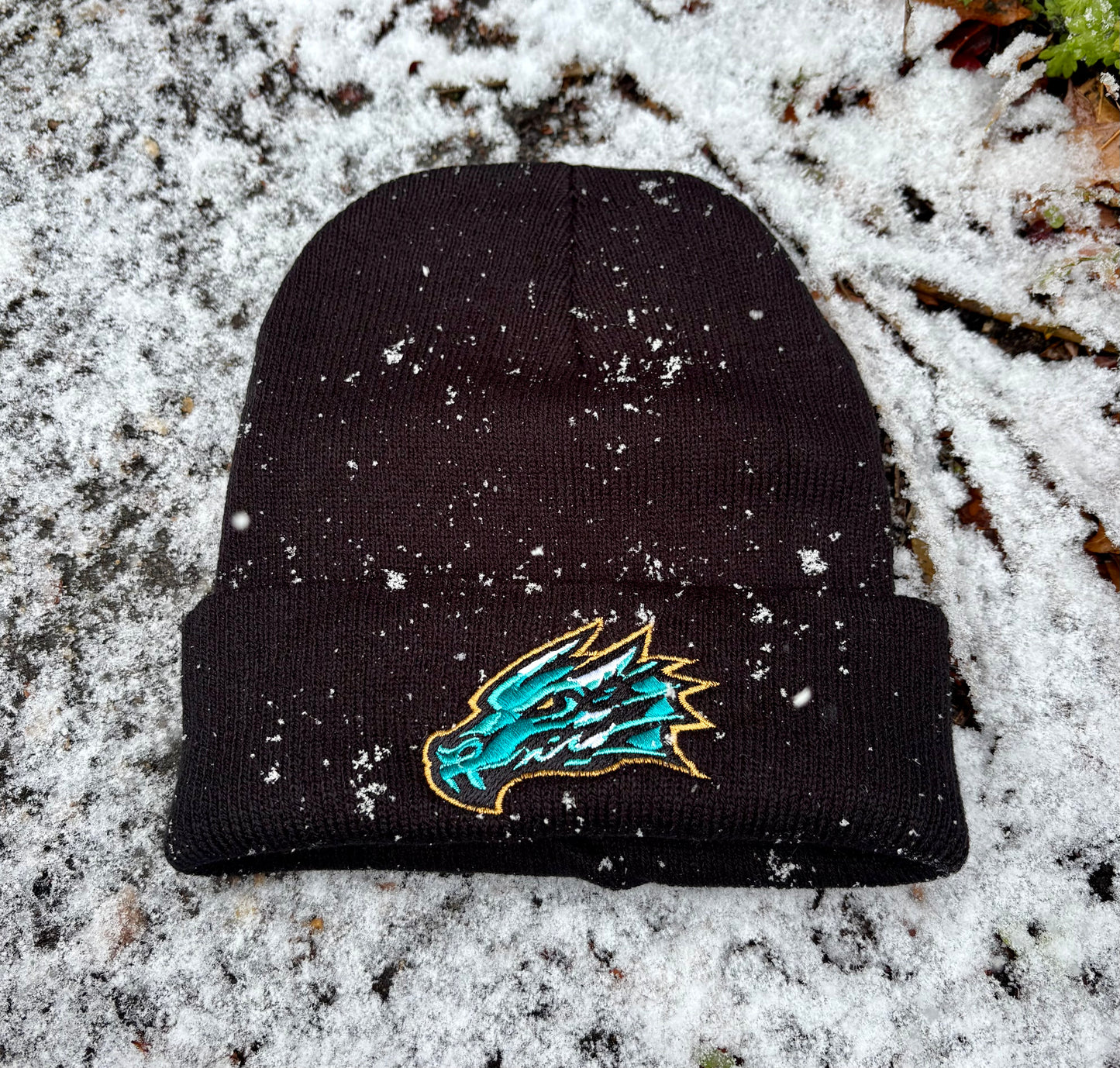 Knight Monsters Black Logo Cuff Knit Hat