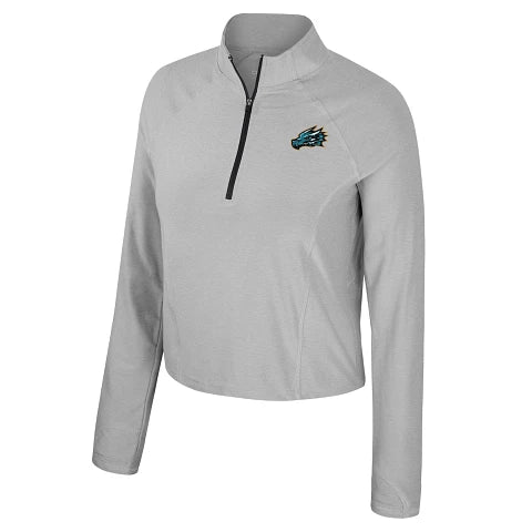 Tahoe Knight Monsters Colosseum Sisterhood 1/4 Zip Windshirt Ash Gray