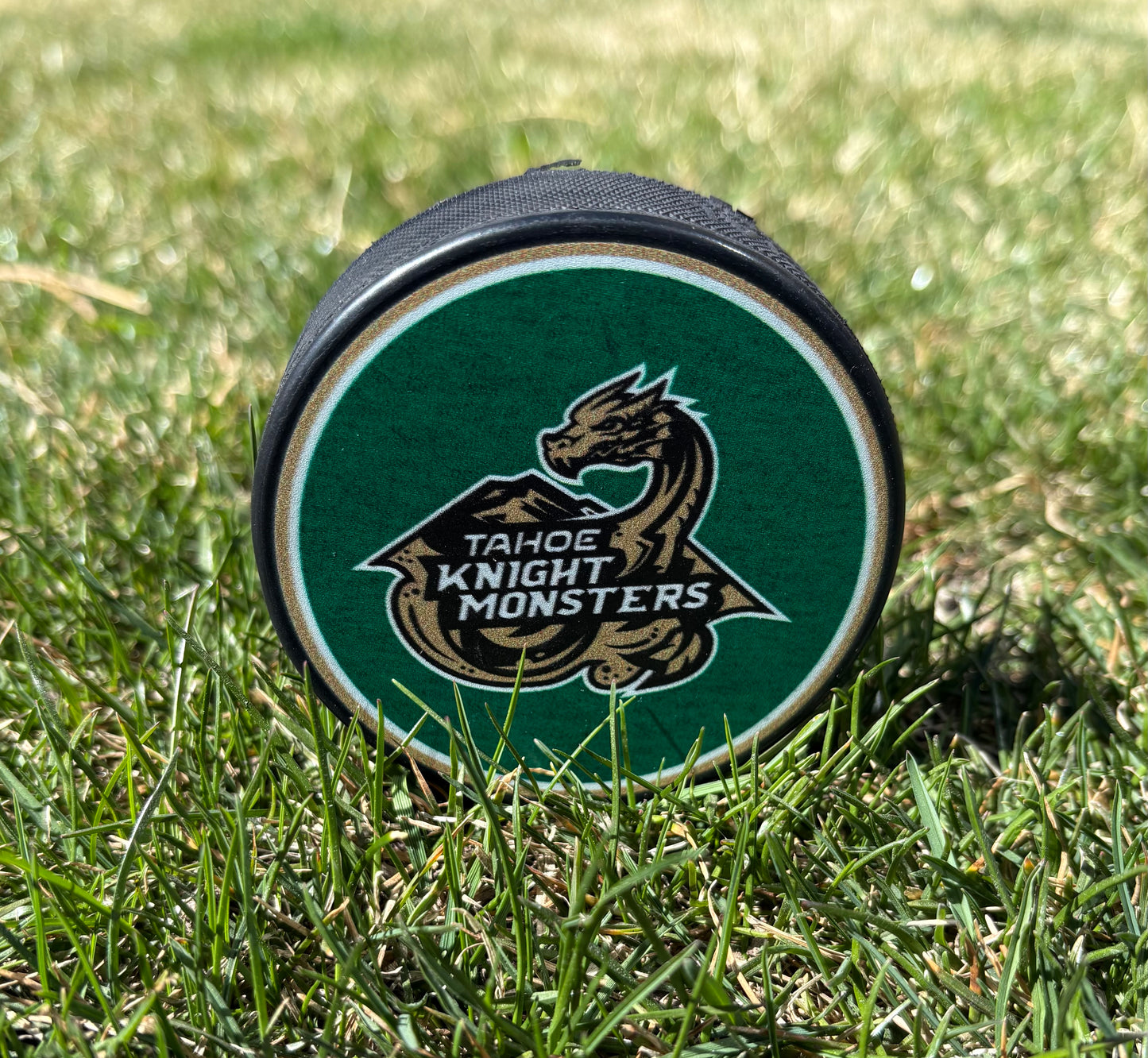 Tahoe Knight Monsters St. Patrick's Day Puck