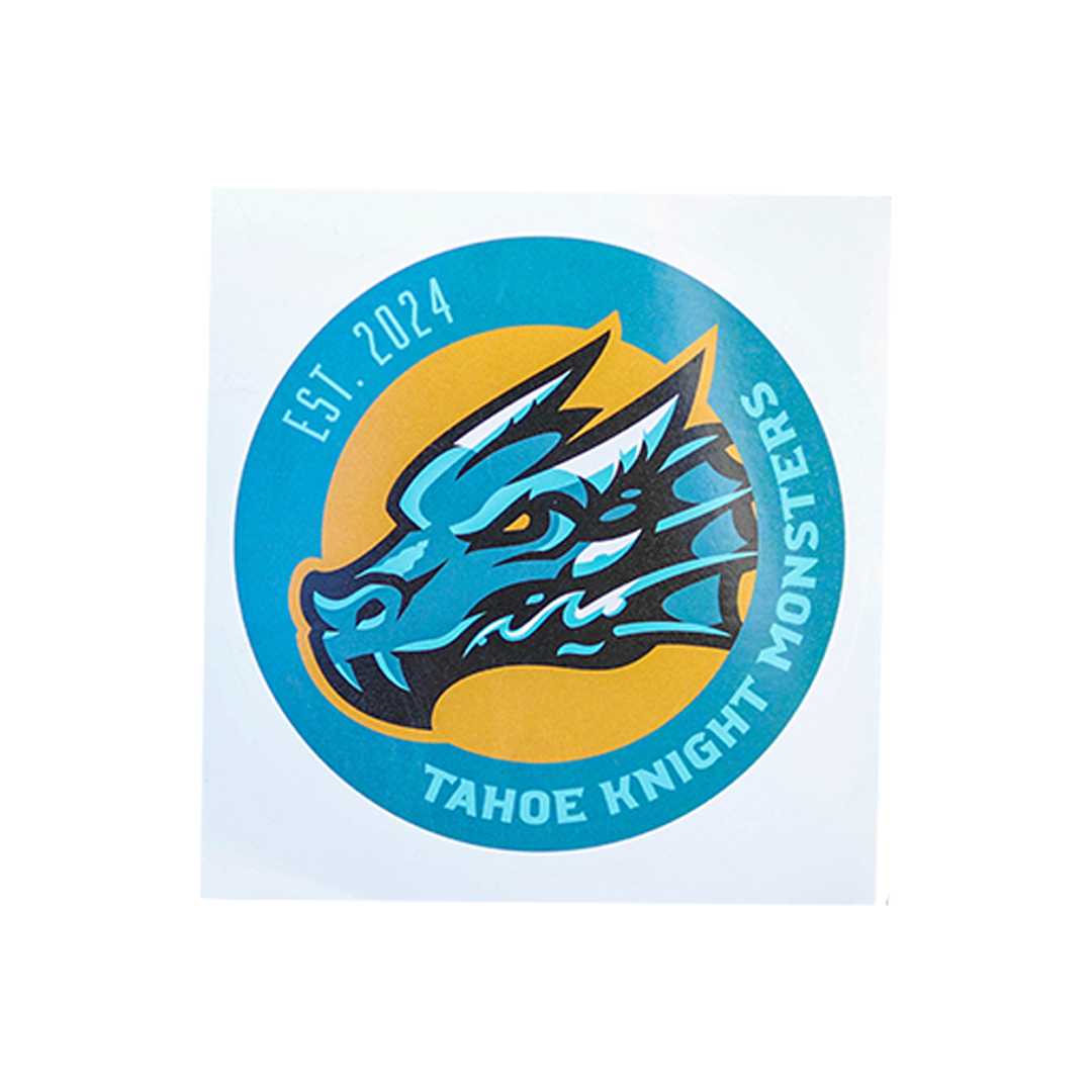 Tahoe Knight Monsters Circle Sticker