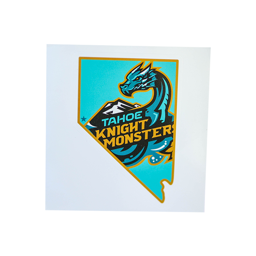 Tahoe Knight Monsters Primary State Sticker