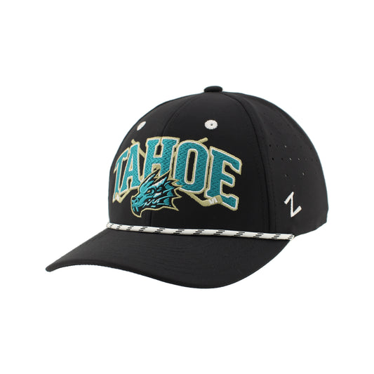 Tahoe Knight Monsters Ace Black Cross Check Hat