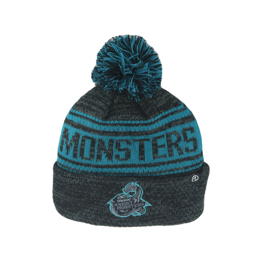 Tahoe Knight Monsters Snag Marled Black/Teal Beanie