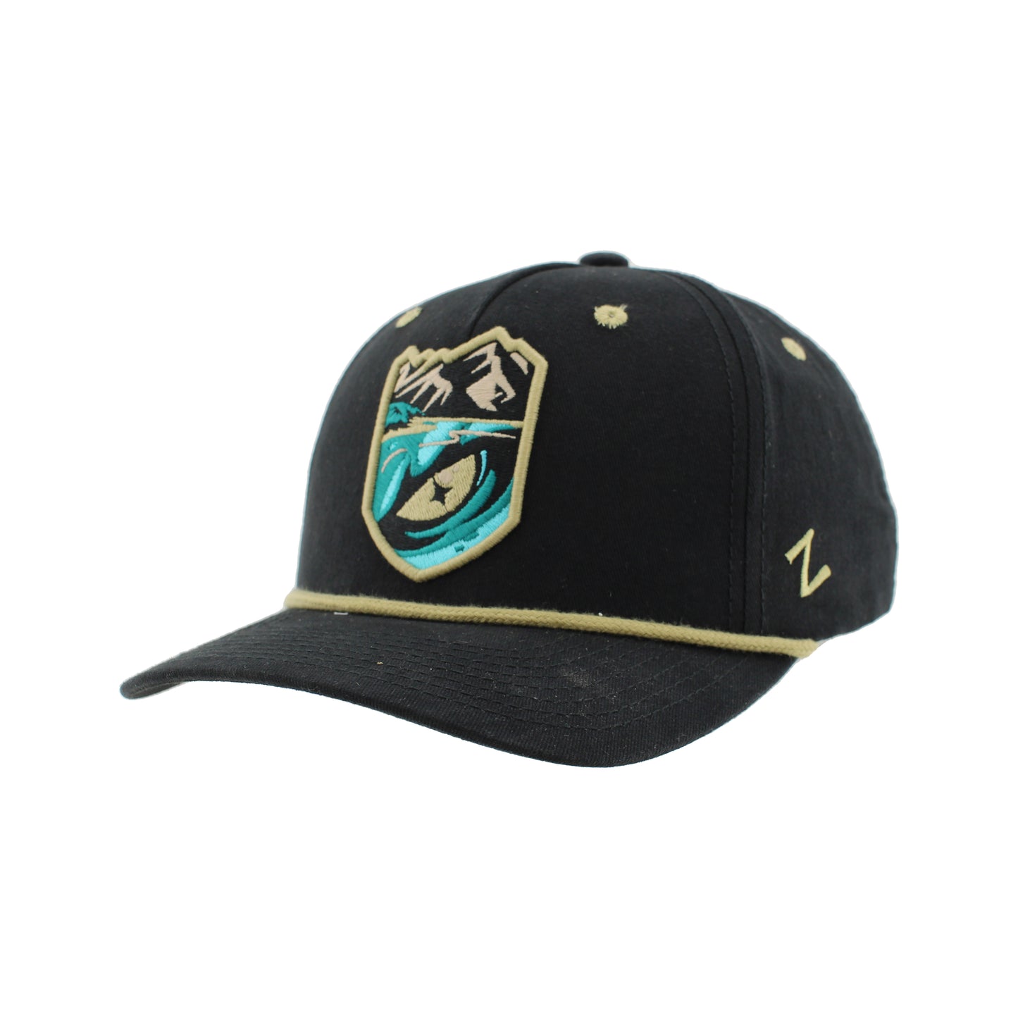 Tahoe Knight Monsters Zephyr Memento Black/Gold Rope Adjustable Hat