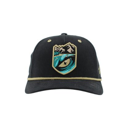 Tahoe Knight Monsters Zephyr Memento Black/Gold Rope Adjustable Hat