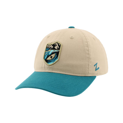 Tahoe Knight Monsters Zephyr Scholarship Stone Shield Logo Adjustable Hat