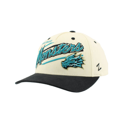 Tahoe Knight Monsters Zephyr Ivory/Black Marquee Adjustable Hat