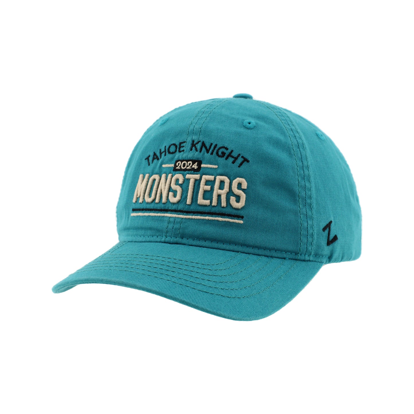 Tahoe Knight Monsters Scholarship Stone/Teal Adjustable Hat