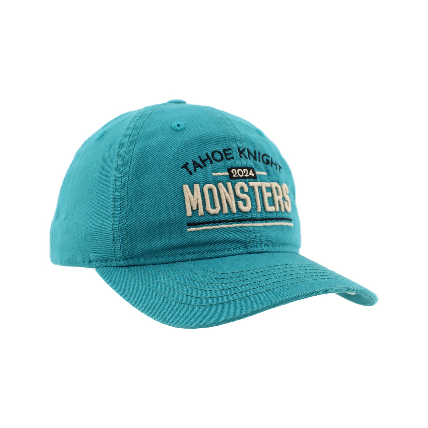 Tahoe Knight Monsters Scholarship Stone/Teal Adjustable Hat