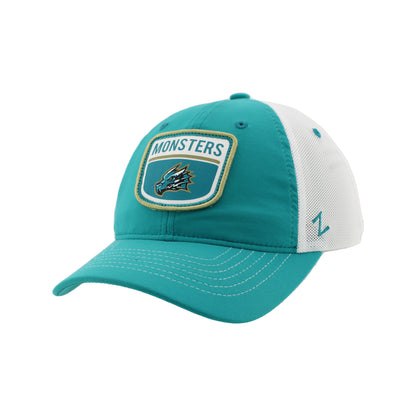 Tahoe Knight Monsters Zephyr Fusion Teal/White Mesh Adjustable Hat