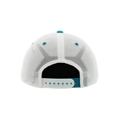 Tahoe Knight Monsters Zephyr Fusion Teal/White Mesh Adjustable Hat