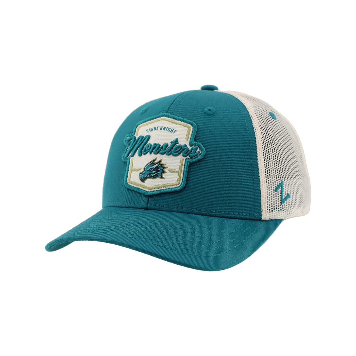 Tahoe Knight Monsters Teal/White Big Rig Dragoon Trucker Hat