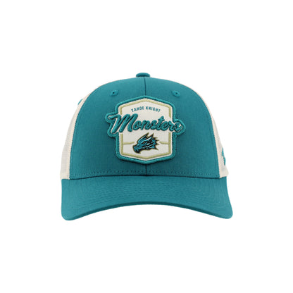 Tahoe Knight Monsters Teal/White Big Rig Dragoon Trucker Hat