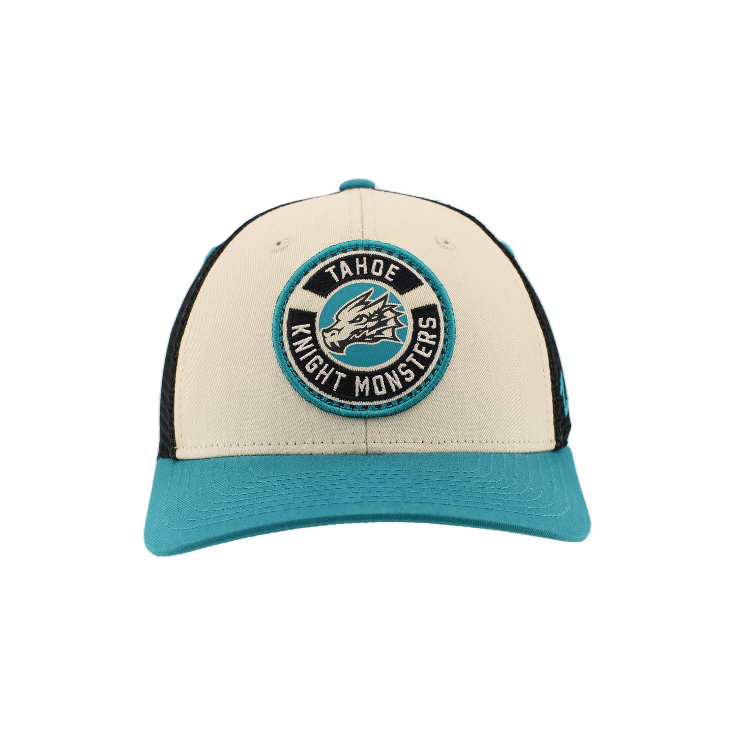 Tahoe Knight Monsters Zephyr Stone/Teal/Black Homespun Mantle Hat