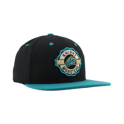 Tahoe Knight Monsters Zephyr Milestone Blk/Teal Snapback