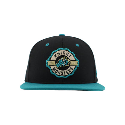 Tahoe Knight Monsters Zephyr Milestone Blk/Teal Snapback