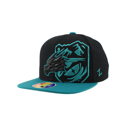 Tahoe Knight Monsters Zephyr Youth Z11 Teal Shadow Snapback