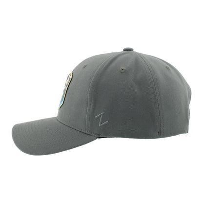 Tahoe Knight Monster Shield Logo Gray Snapback Hat