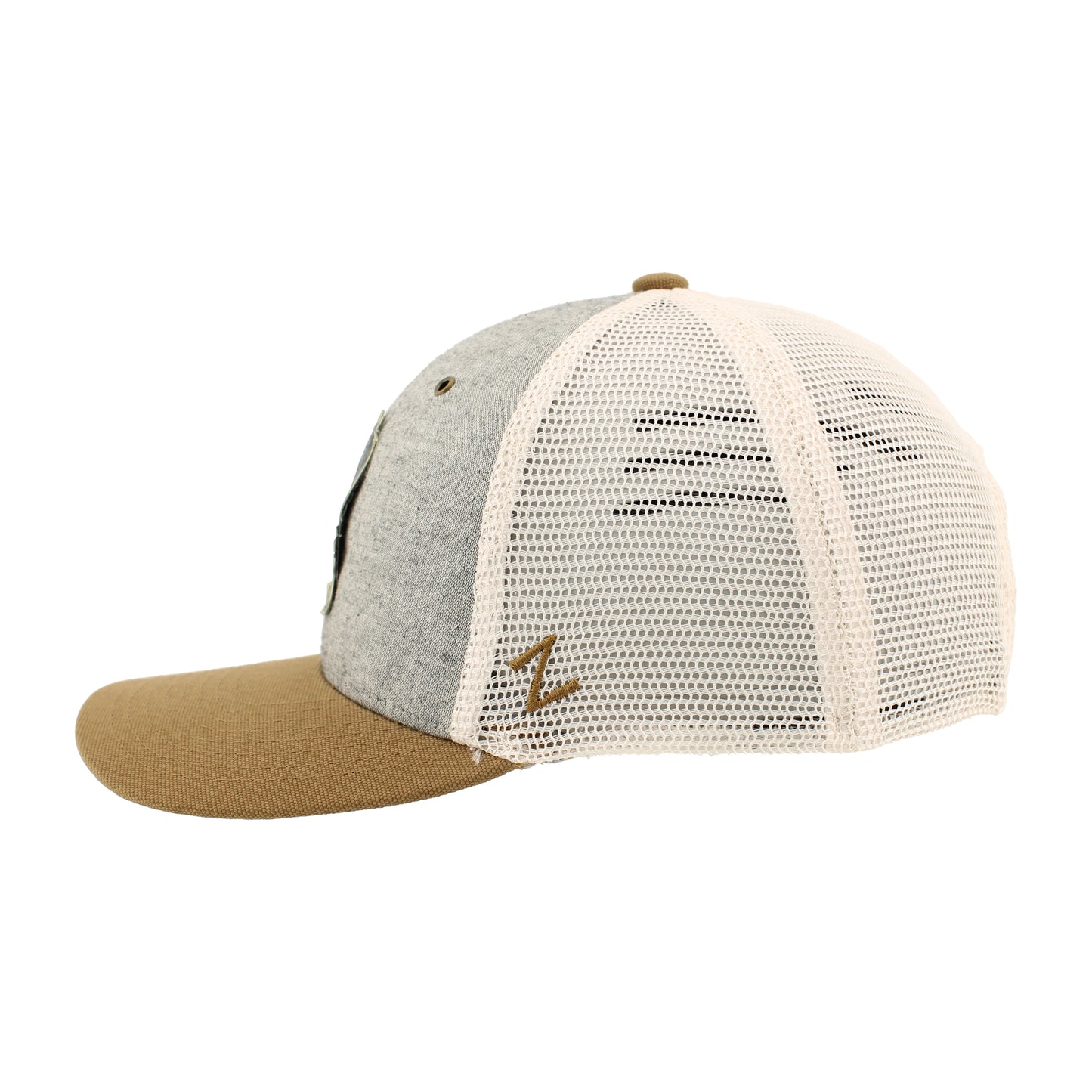 Tahoe Knight Monsters Primary Logo Gray/Gold Trucker Hat