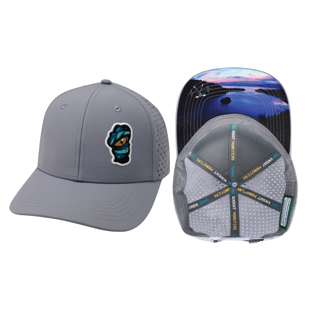 Tahoe Knight Monsters The Heartbeat Brand Gray Lake Eye Hat