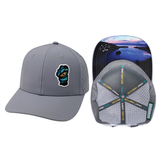 Tahoe Knight Monsters The Heartbeat Brand Gray Lake Eye Hat