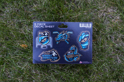 Tahoe Knight Monsters 5-PC Sticker Sheet