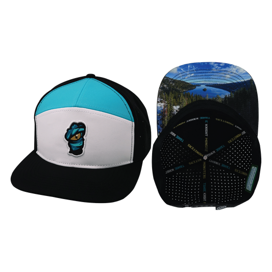 Tahoe Knight Monsters The Heartbeat Brand Wht/Teal/Blk Lake Eye Hat