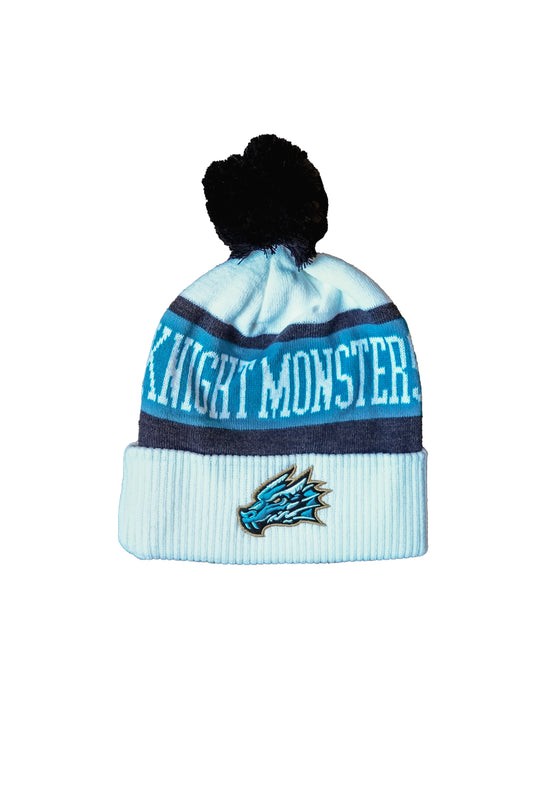 Tahoe Knight Monsters CCM White/Teal Beanie