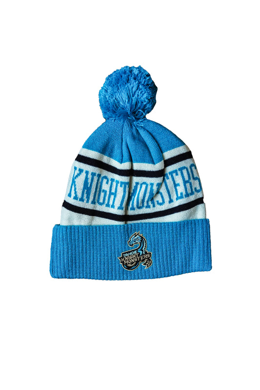 Tahoe Knight Monsters CCM Teal Text Beanie