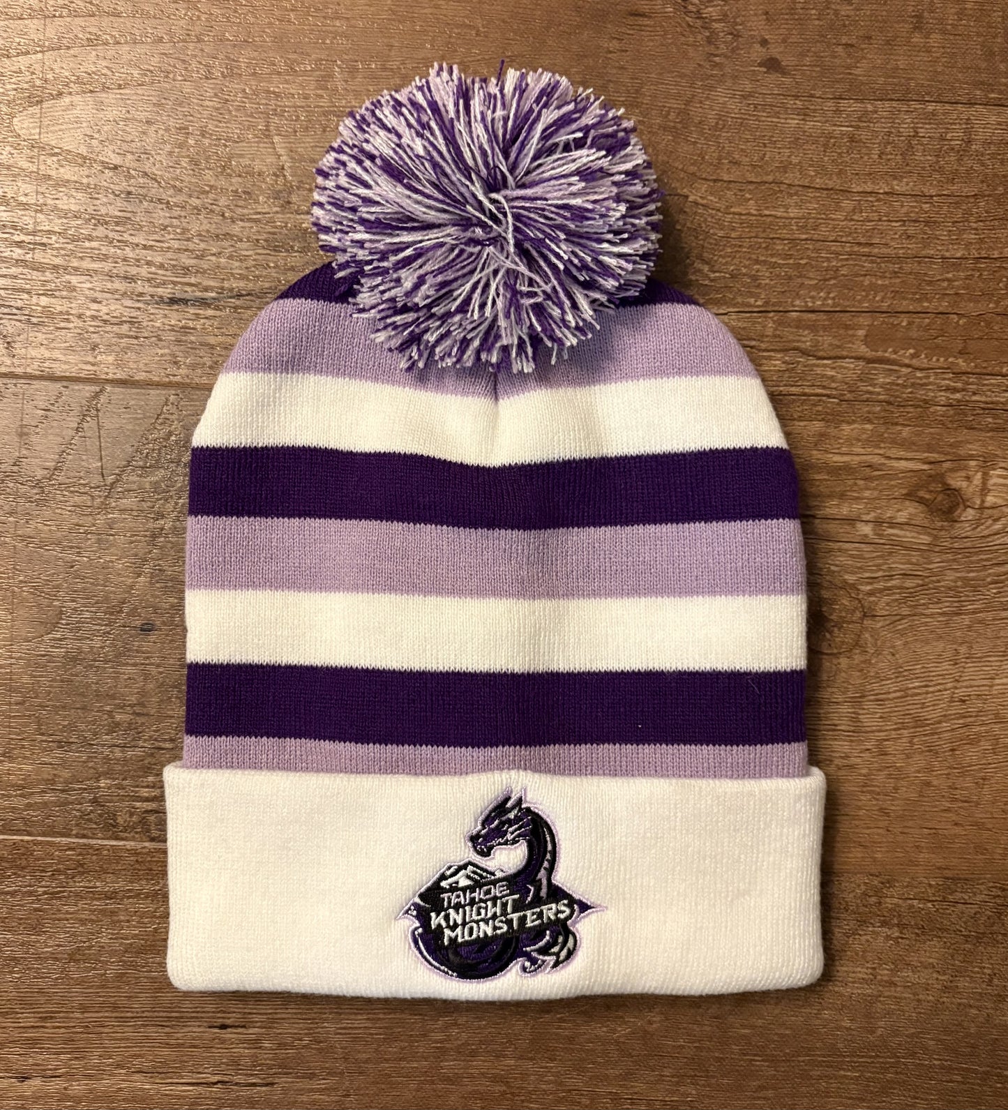 Knight Monsters Cancer Awareness Knit Hat