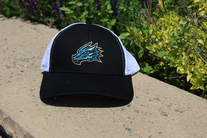 Tahoe Knight Monsters Core Performance Primary Logo Blk/Wht Hat