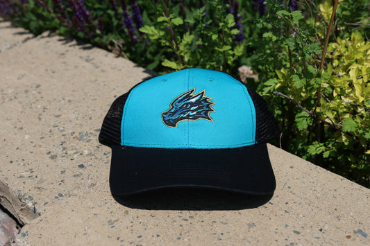 Tahoe Knight Monsters Core Primary Logo Teal/Blk Trucker Hat