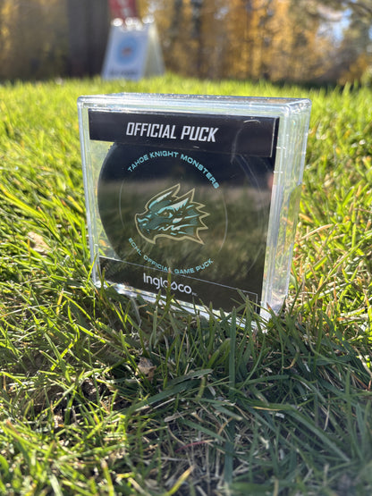 Tahoe Knight Monsters Official Game Puck In Cube
