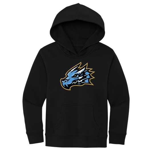 TKM Head Logo Youth V.I.T. Fleece Hoodie - Black