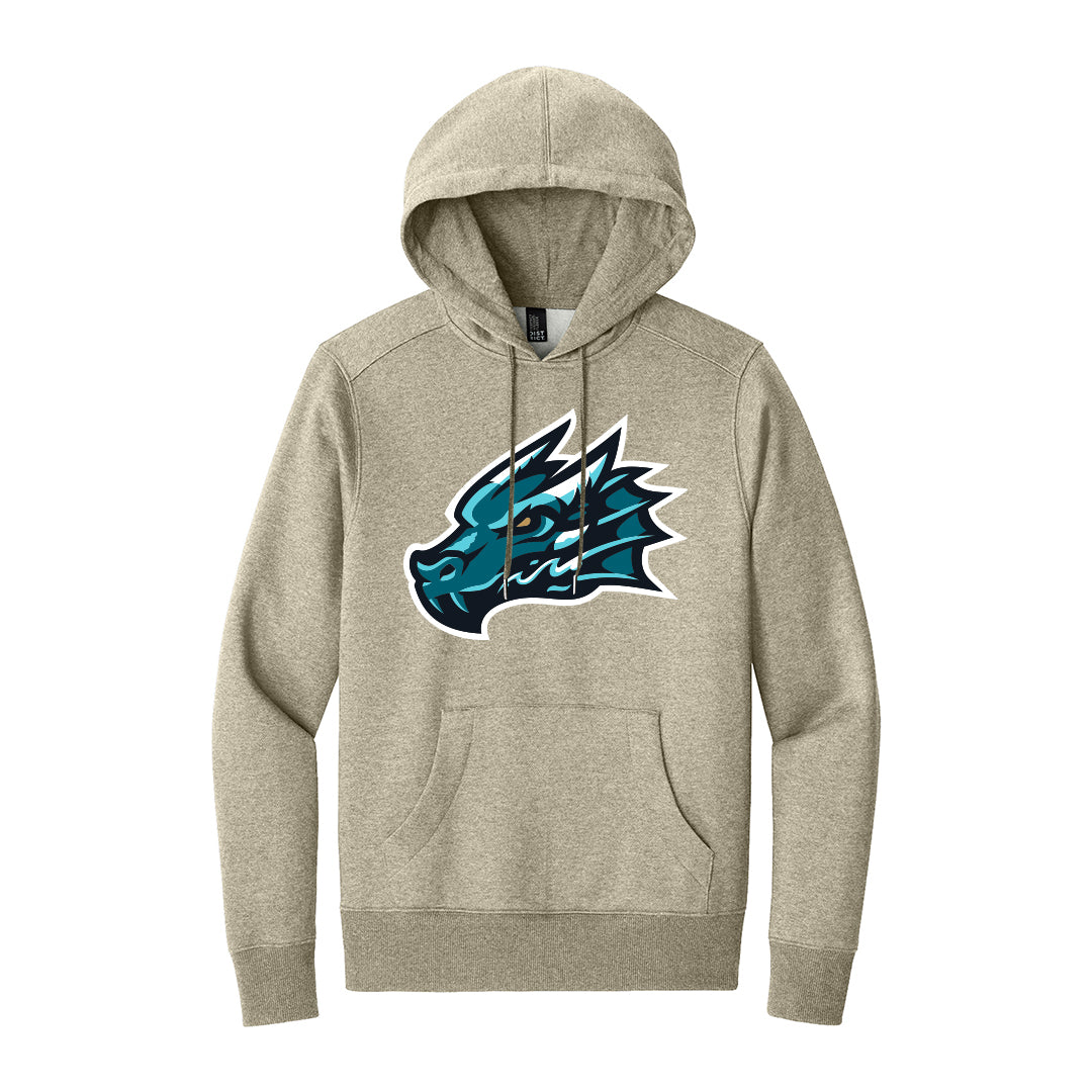 Tahoe Knight Monsters Heathered Latte Head Logo Fleece Hoodie