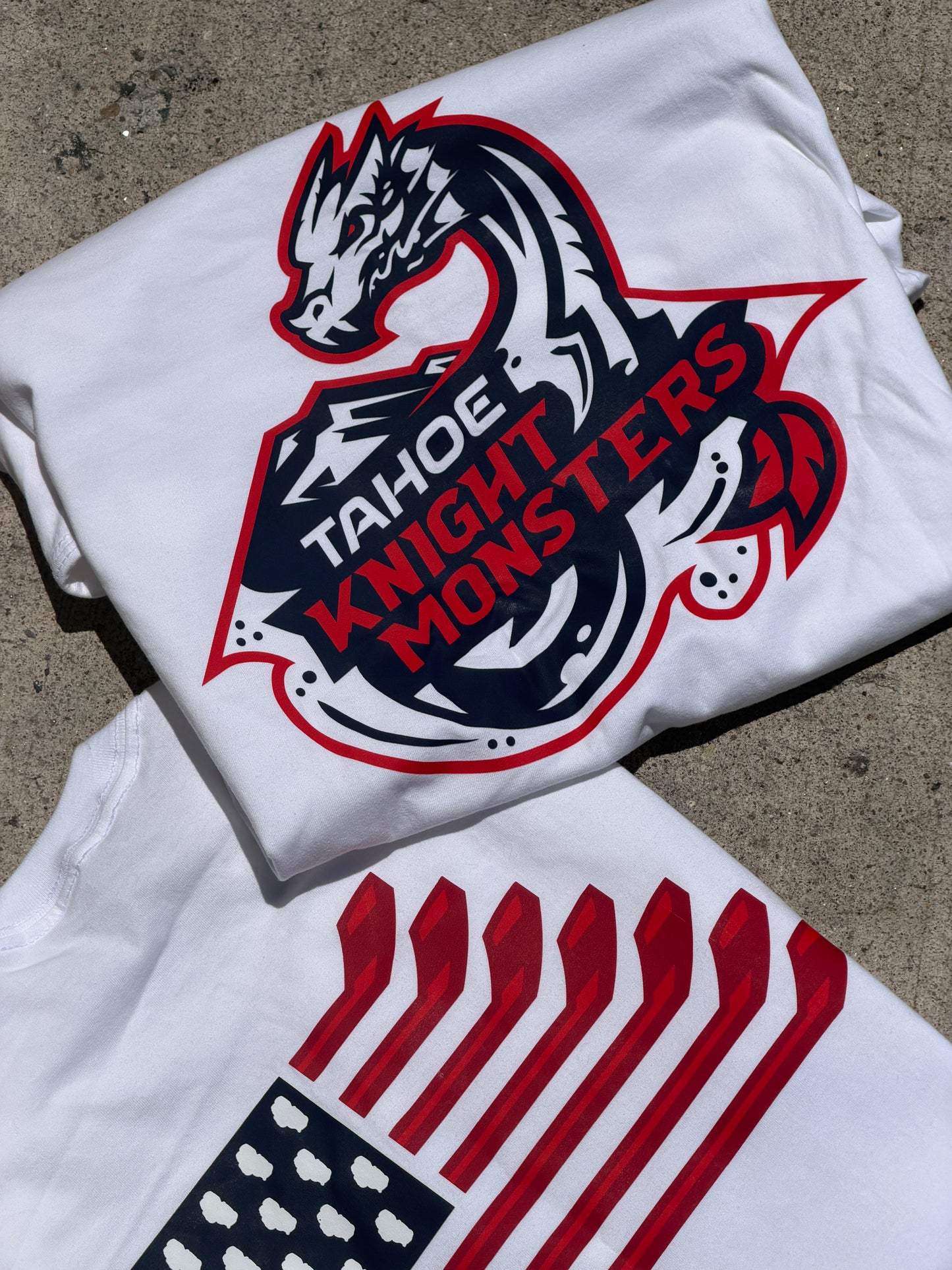 Tahoe Knight Monsters Flag T-Shirt