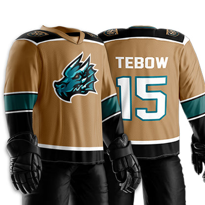 Limited Edition Tahoe Knight Monsters Tim Tebow #15 Autographed Jersey