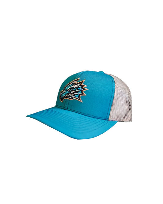 Tahoe Knight Monsters CCM Teal Meshback Trucker Hat