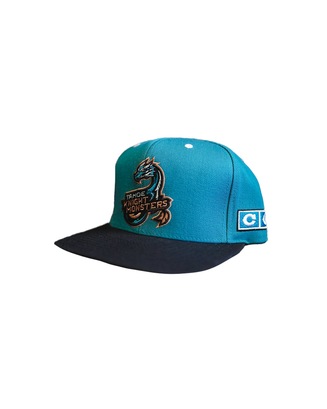 Tahoe Knight Monsters CCM Teal/Black Flat Brim Snapback