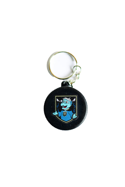 Tahoe Knight Monsters Hockey Puck Tessie Keychain
