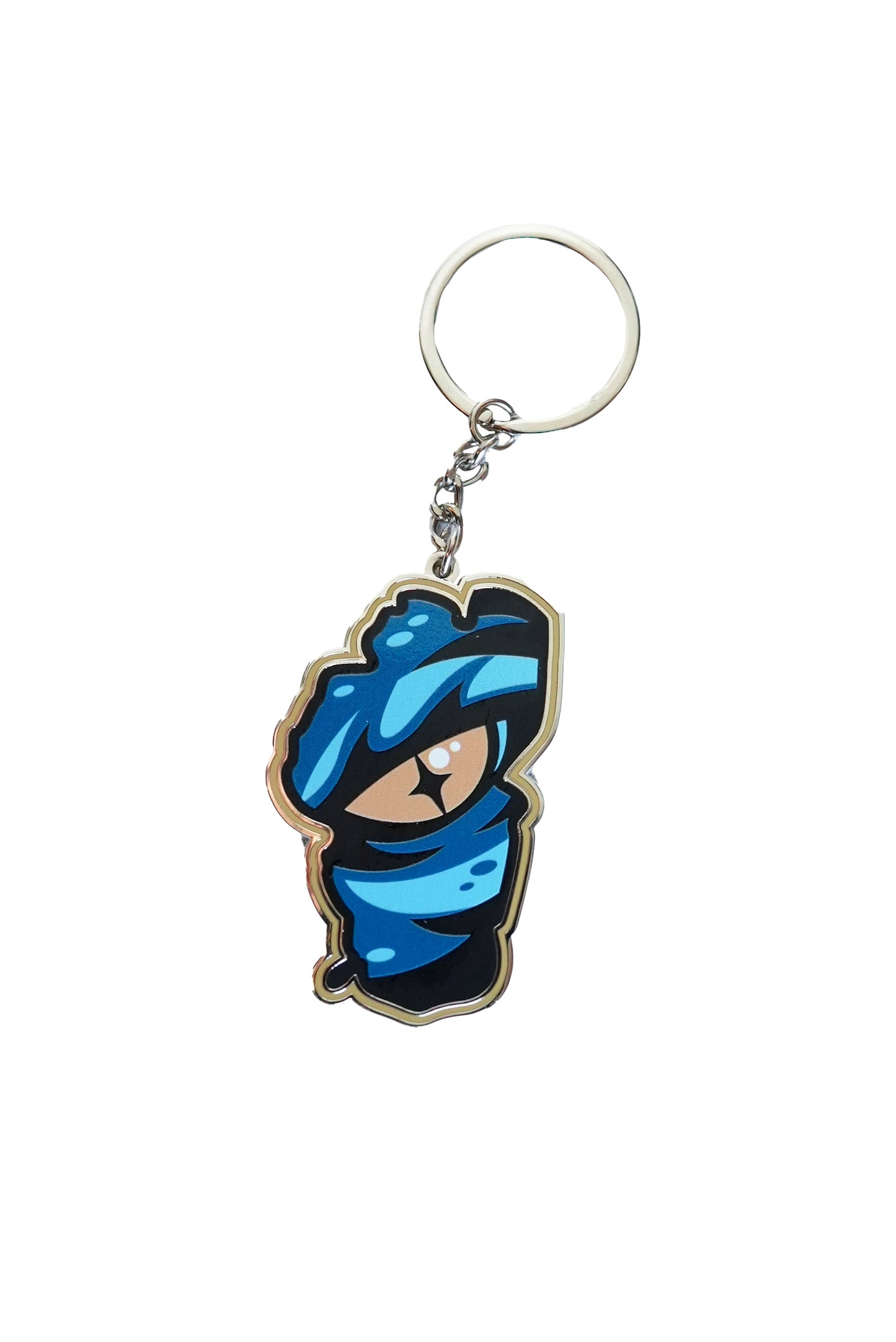 Tahoe Knight Monsters Lake Eye Metal Logo Keychain